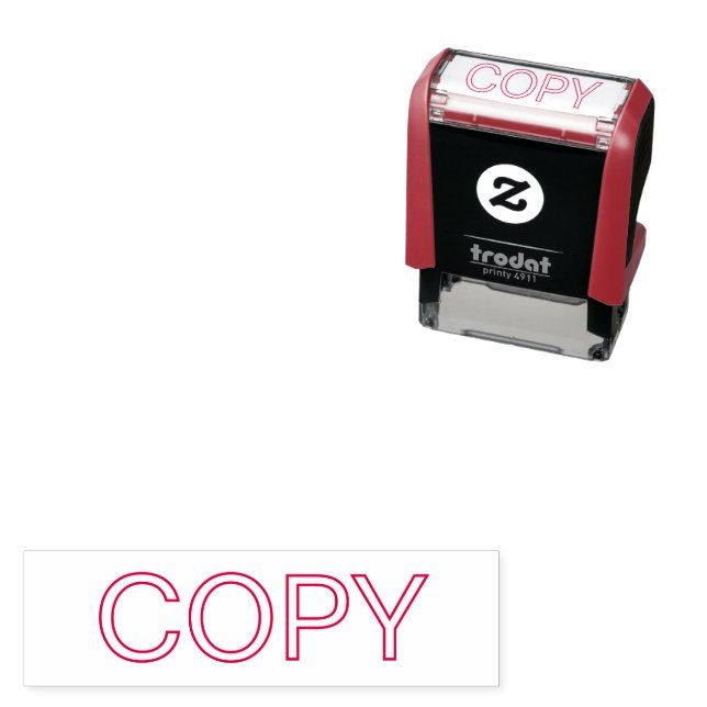Personalized Custom COPY Self-Inking Stamp (In Situ)