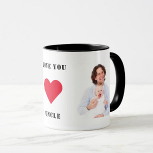 Personalized Custom Family Photo Love You Uncle Mug