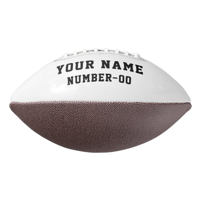 Personalized Custom Football –Add Your Text Here (Rotated 270)
