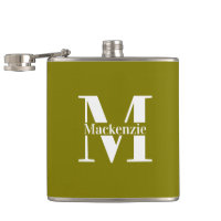 Personalized Custom Made Monogrammed Green