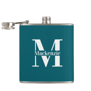 Personalized Custom Made Monogrammed Hip Flask