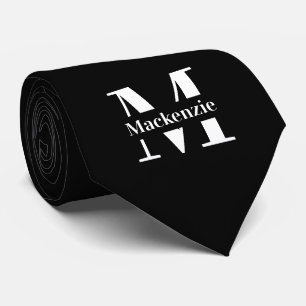 Personalized Custom Made Monogrammed Tie