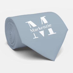 Personalized Custom Made Monogrammed Tie