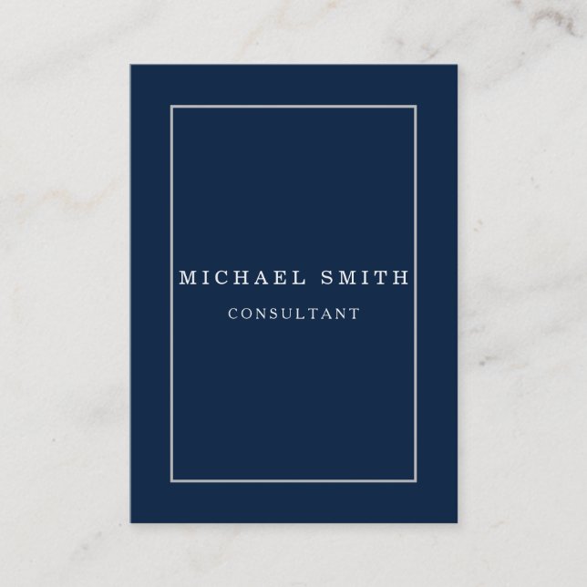 Personalized Custom Minimalist Modern QR Code Logo Business Card (Front)