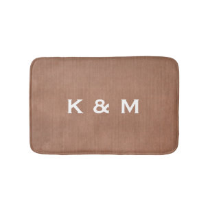Personalized Custom Monogrammed  Bath Mat