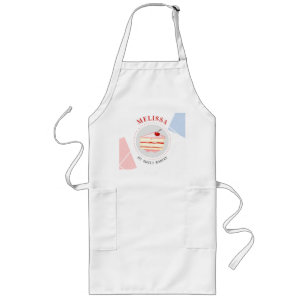 Personalized Custom Name Baker Bakery Chef Cook Long Apron