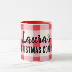 Personalized Custom Name Christmas Mug Coffee Cup