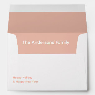 Personalized Custom Name Holiday Merry Christmas  Envelope