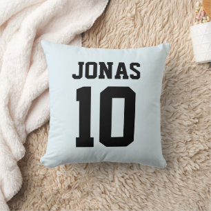 Personalized custom name number sports team image cushion