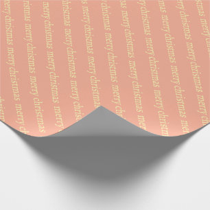 Personalized Custom Name Stylish Merry Christmas. Wrapping Paper