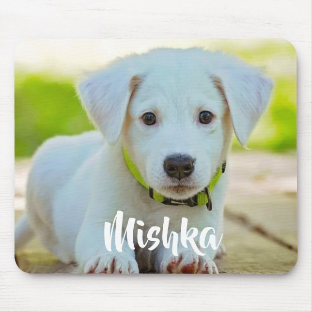 Personalized custom pet photo mouse pad (Front)