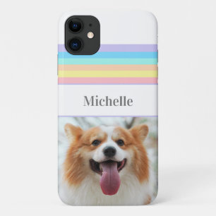 Personalized Custom Photo and name Rainbow Case-Mate iPhone Case