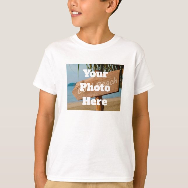 Personalized Custom Photo Kids Toddler T-Shirt (Front)