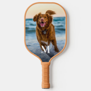 Personalized Custom Photo Monogram  Pickleball Paddle