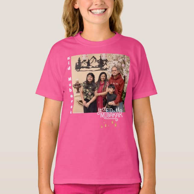 Personalized Custom Photo Picture Friends Family T-Shirt (Front)