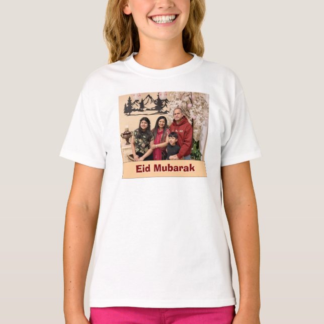 Personalized Custom Photo Picture Friends Family  T-Shirt (Front)