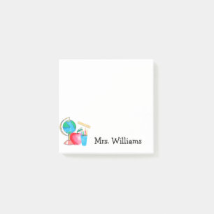 Personalized Custom Teacher Post-it Notes