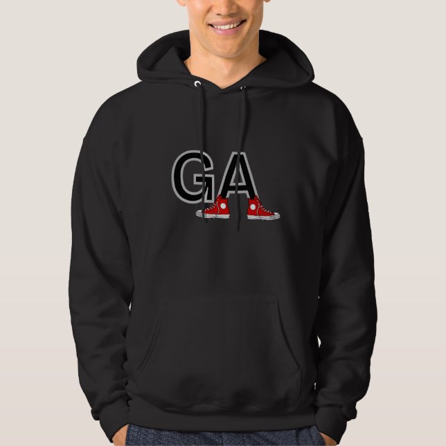 PERSONALIZED CUSTOM TEXT HOODIE (Front)