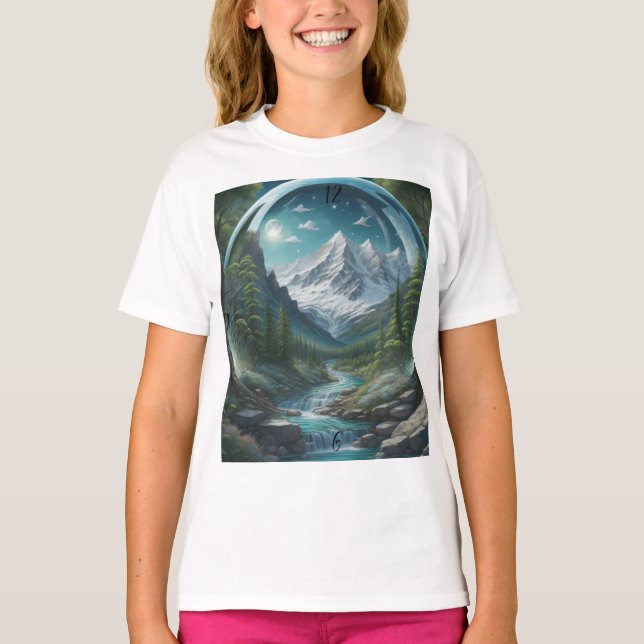 Personalized Custom Wall Clock Decor T-Shirt (Front)