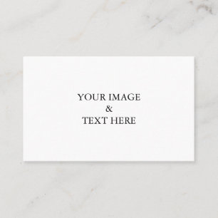 Personalized Custom Your Own Photo Business Card
