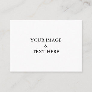 Personalized Custom Your Own Photo Business Card