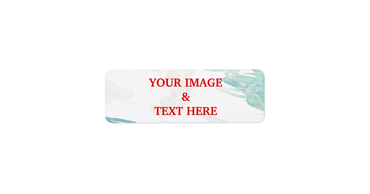 Personalized Custom Your Own Photo Label | Zazzle.co.nz