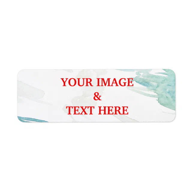 Personalized Custom Your Own Photo Label | Zazzle.co.nz