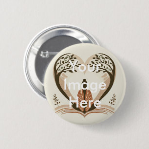 Personalized Custom Your Own Photo Pinback Button