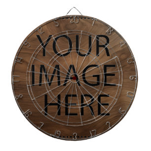 Personalized Custom Your Own Photo & Text Dartboard