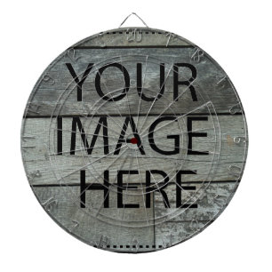 Personalized Custom Your Own Photo & Text Dartboard