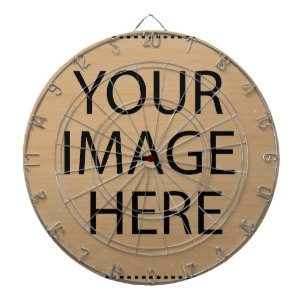 Personalized Custom Your Own Photo & Text Dartboard