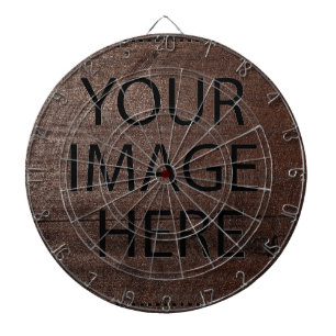 Personalized Custom Your Own Photo & Text Dartboard