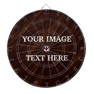 Personalized Custom Your Own Photo & Text Dartboard