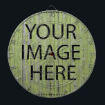 Personalized Custom Your Own Photo & Text Dartboard<br><div class="desc">You can add your favorite photo. This is perfect gift idea. Personalize with your name and other text.</div>