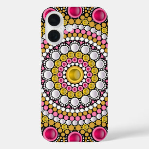Personalized Custom Your Own Photo & Text Mandala  iPhone 16 Case