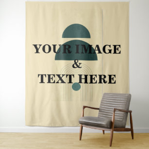 Personalized Custom Your Own Photo & Text Tapestry