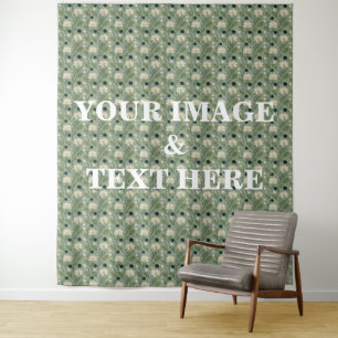 Personalized Custom Your Own Photo & Text Tapestry