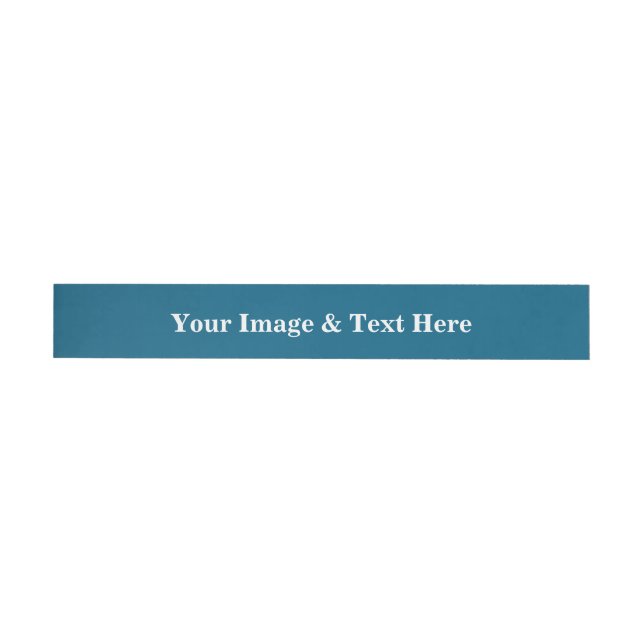 Personalized Custom Your Own Photo & Text Wraparound Address Label (Individual)