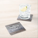Personalized Custom Your Own Photo Wooden Square Paper Coaster<br><div class="desc">You can add your favorite photo. This is perfect gift idea. Personalize with your name and other text.</div>