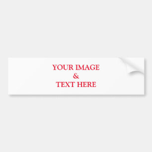 Personalized Custom Your Own Text Bumper Sticker