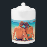 Personalized Custom Your Photo Teapot<br><div class="desc">Custom Photo Teapots - Your Own Design - Special - Personalized Family / Friends or Personal Teapot Gift - Add Your Photo / or Text - Resize and move or remove and add elements / image with Customization tool. You can transfer this design to more than 1000 Zazzle products. Good...</div>