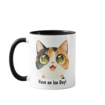 Personalized Cute Cat Ice Day Gift
