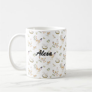 Personalized Cute Chicken   Farm Animal  Coffee Mug
