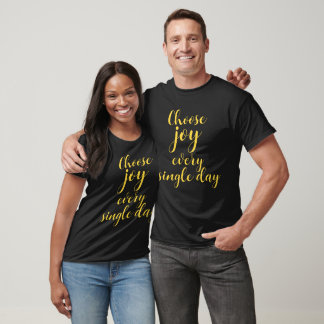 Personalized Cute Choose Joy Every Single Day T-Shirt