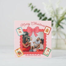 Personalized Cute Christmas Photo Collage 