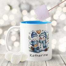 Personalized Cute Christmas Snowman
