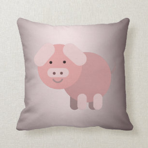 Personalized cute chubby piggy cushion