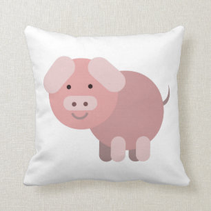 Personalized cute chubby piggy cushion