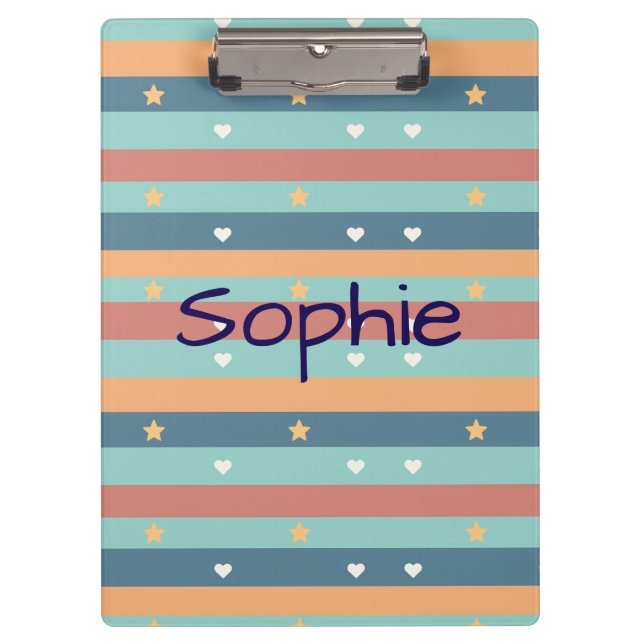 Personalized Cute clipboard with Name (Front)