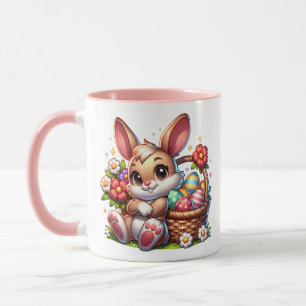 Personalized Cute Happy Easter Mom Mug